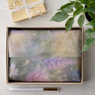 Papel De Seda Campo de Flores