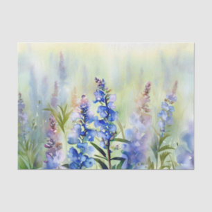 Papel De Seda Campo de Flores-Verônica (D) Aquarela