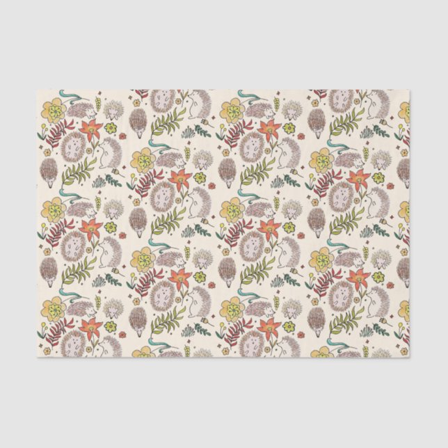 Papel De Seda Campo do ouriço (Frente )