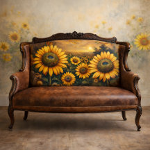 Campos de Girassóis Decoupage