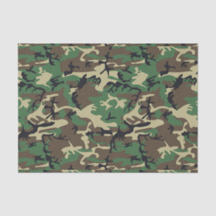 Papel De Seda Camuflagem Militar