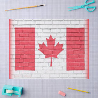 PAPEL DE SEDA CANADA BRICK FLAG