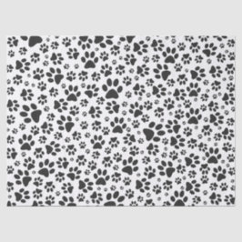 Papel De Seda Canais de Cachorro Bolinhas Preta e Branca