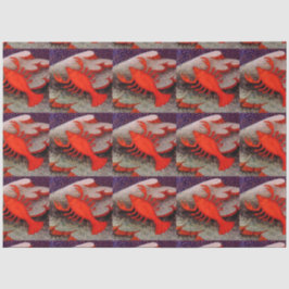 Papel De Seda Cancer da Festa de aniversário do caranguejo