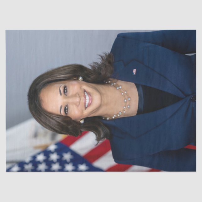 Papel De Seda Candidato Kamala Harris EUA 2024 (Frente )