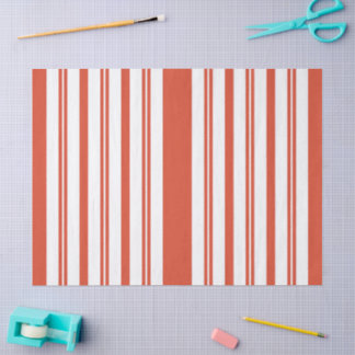 Papel De Seda Candy Cane Chorus-Stripe-Verticle