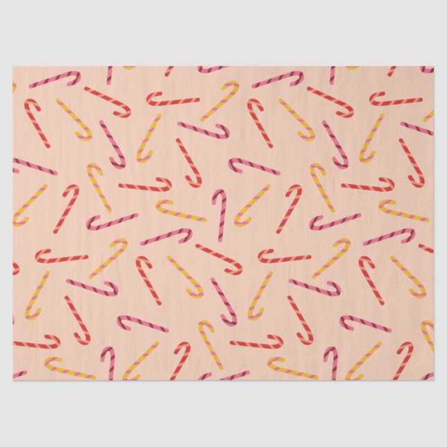 Papel De Seda Candy Canes (Frente )