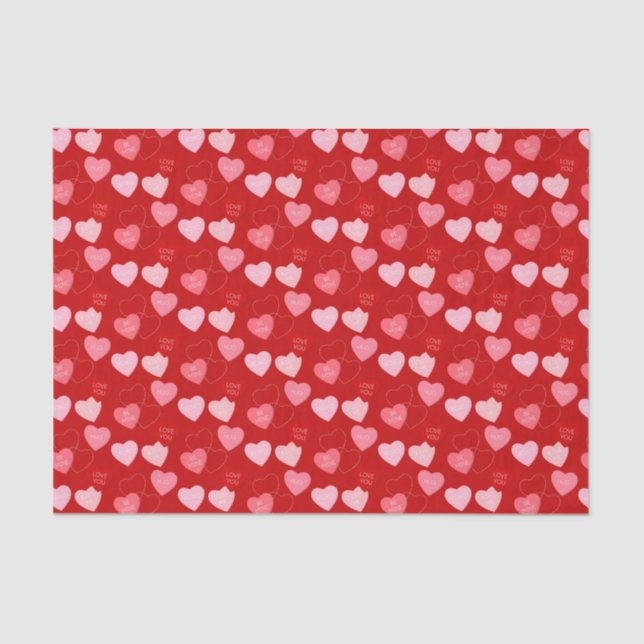 Papel De Seda Candy Heart Cascade (Frente )