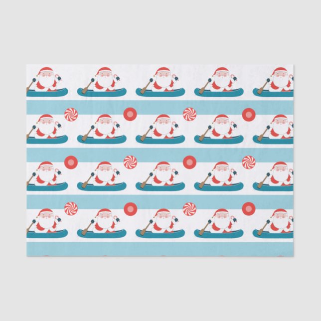 Papel De Seda Canoe Kayak Camping Natal (Frente )