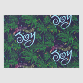 Papel De Seda Cante Sua Alegria! Saco de Presente Médio