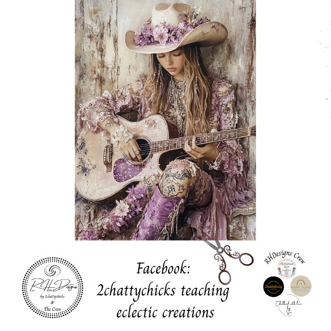 Papel De Seda Cantora De Violão Lilac (Criador carregado)