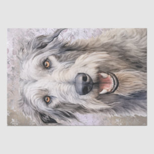 Papel De Seda Cão de Wolfhound Irlandês