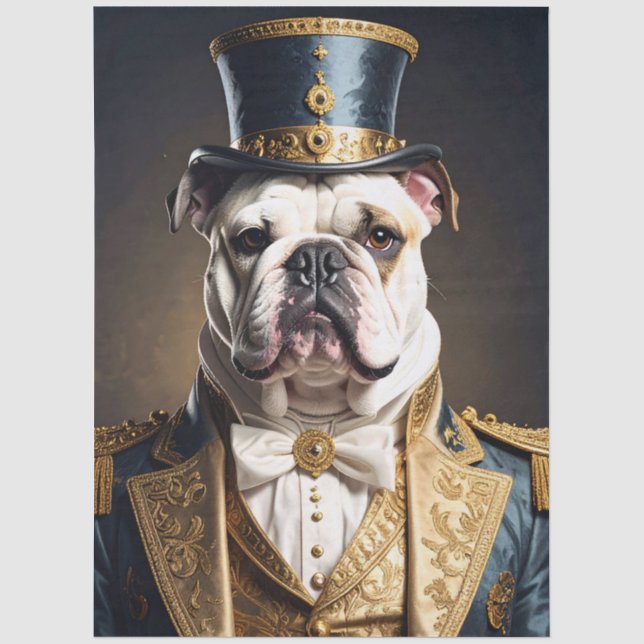 Papel De Seda Cão Senhor (Frente )