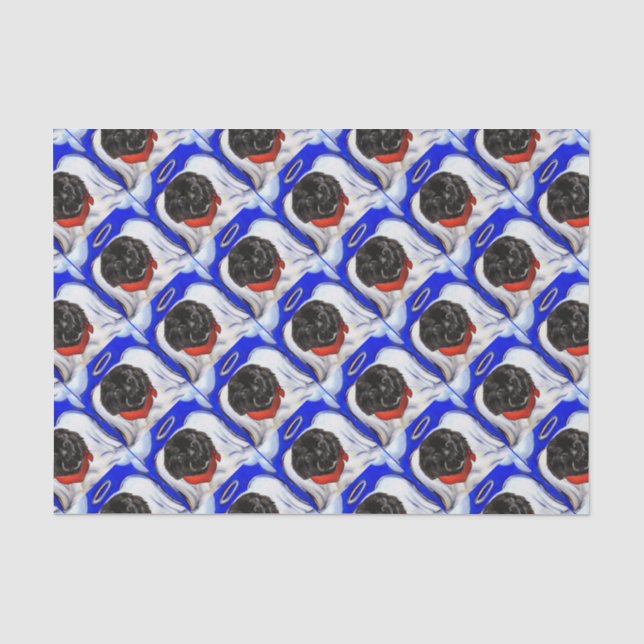 Papel De Seda Cão Terra-Nova (Frente )