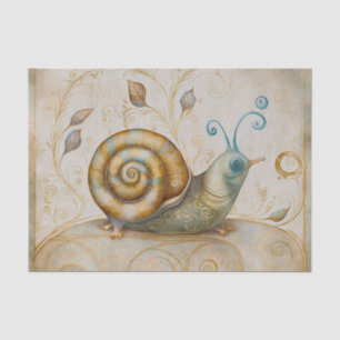 Papel De Seda Caracol do Jardim Whimsico