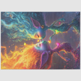 Papel De Seda Caracteres de Fada do Coração Vibrante Imobiliário