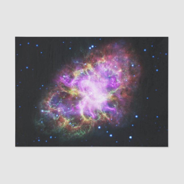 Papel De Seda Caranguejo Nebula Supernova Remanescente Composto  (Frente )