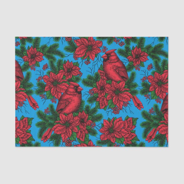 Papel De Seda Cardeais (Frente )