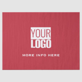 Papel De Seda cardinal   red - custom logo 