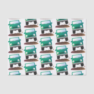 Papel De Seda Caricatura de veículos todo-o-terreno 4X4