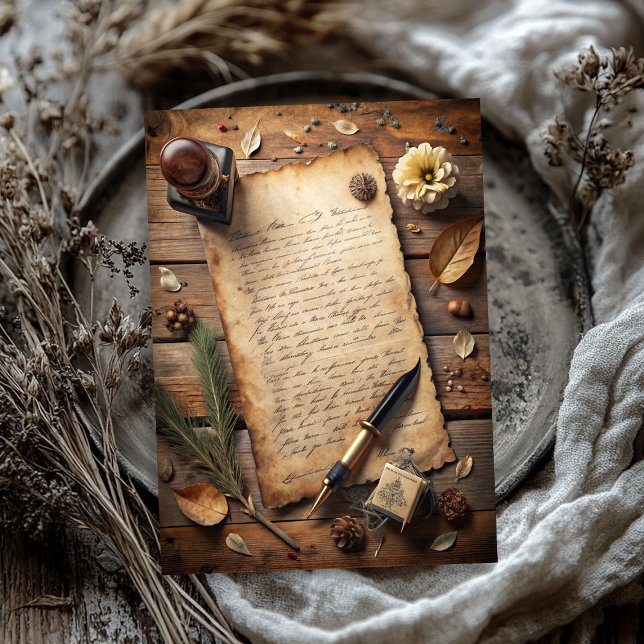 Papel De Seda Carimbo de caneta russo do Oeste selvagem (Rustic Western wild west old letter pen stamp Tissue Paper)