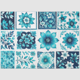 Papel De Seda Carimbo de Carimbo Colorido