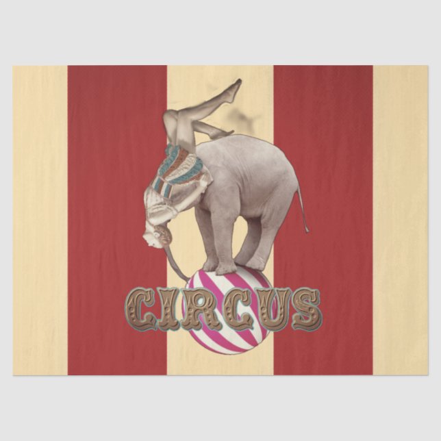 Papel De Seda Carnaval de Circo  (Frente )