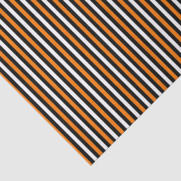 Papel De Seda Carnaval de Halloween Laranja e Preto Mágico