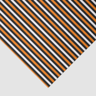 Papel De Seda Carnaval de Halloween Laranja e Preto Mágico