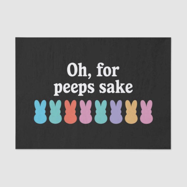 Papel De Seda Carnaval Religioso Cristão felz pascoa Bunny (Frente )