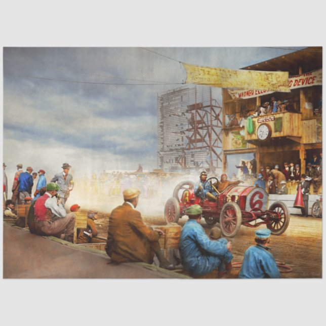 Papel De Seda Carro - Raça - Coma meu pó 1910 (Frente )