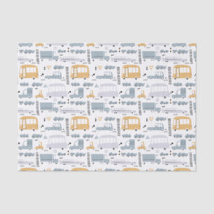 Papel De Seda Carros de Corte no Padrão de Tráfego