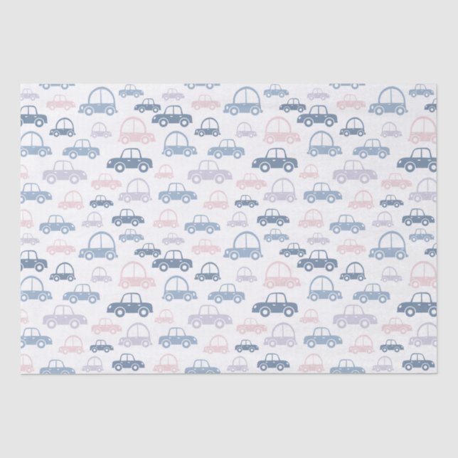 Papel De Seda Carros para crianças (Frente )