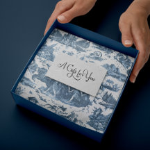 Carruagem francesa venenosa do túile de Jouy-Blue