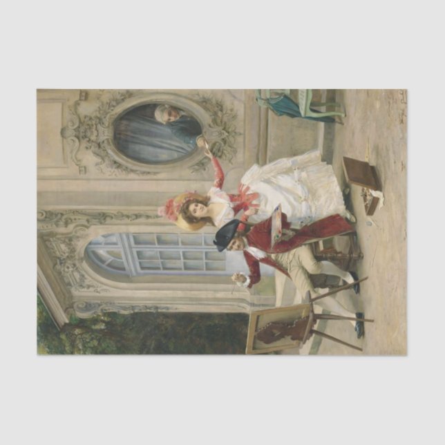 Papel De Seda Carta de Amor por Jules Girardet (Frente )