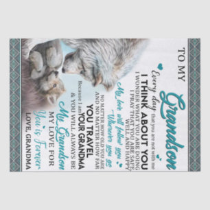 Papel De Seda Carta Personalizada Ao Meu Avô, Amor, Avô