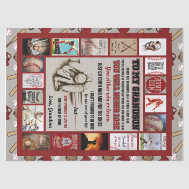 Papel De Seda Carta Personalizada Para Meu Avô, Vovó (Frente )