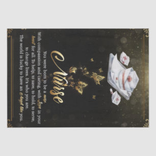Papel De Seda Carta Personalizada Para Minha Enfermeira