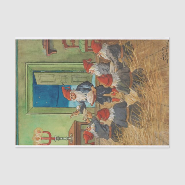 Papel De Seda Cartão de Natal de Jenny Nystrom (Frente )