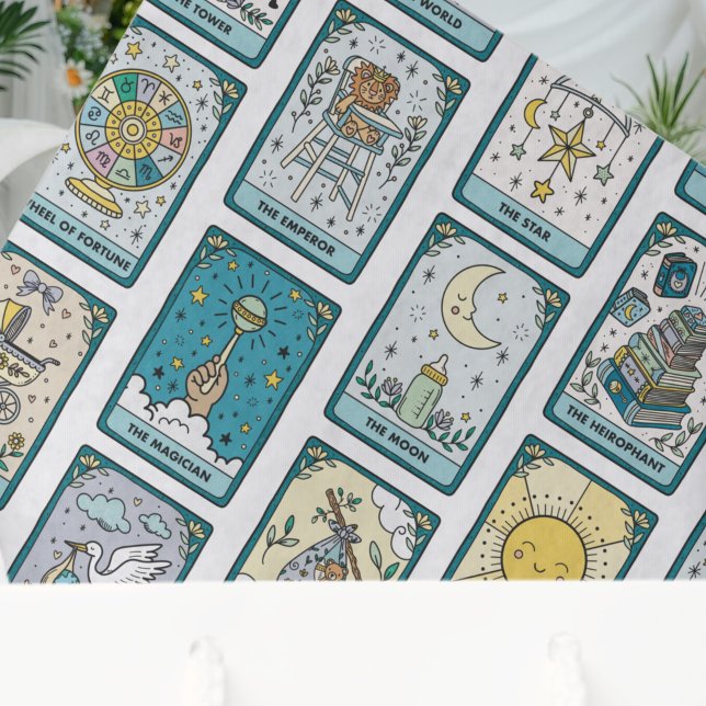 Papel De Seda Cartas de Tarot Chá de Bebê (Criador carregado)