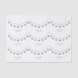 Papel De Seda Cartaz de aço do 11 Casamento