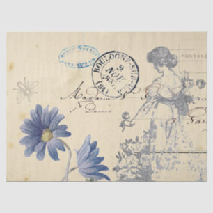 Papel De Seda Carte de Flor de Abelhas, Rosa, de Maiores dimens