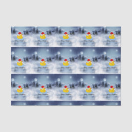 Papel De Seda Cartões de natal de borracha