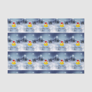 Papel De Seda Cartões de natal de borracha