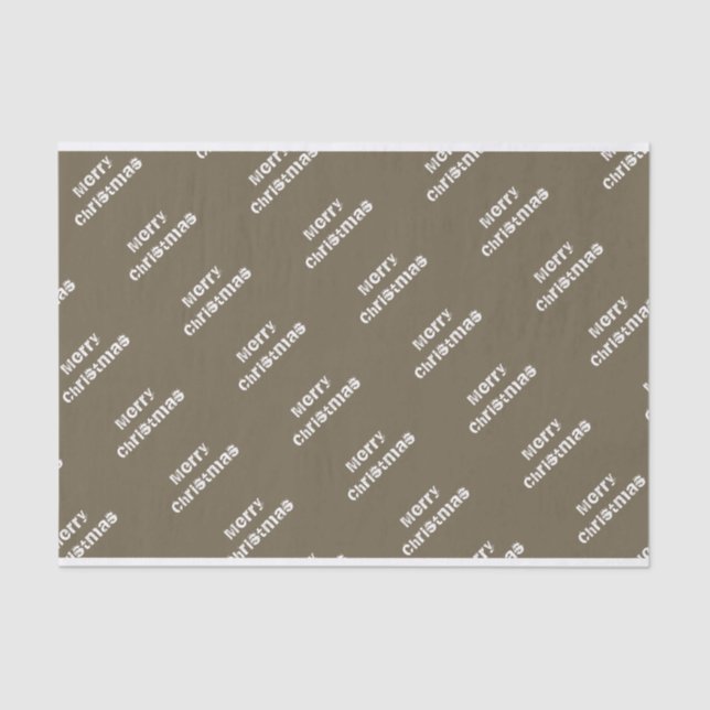 Papel De Seda Cartões de natal modernos (Frente )