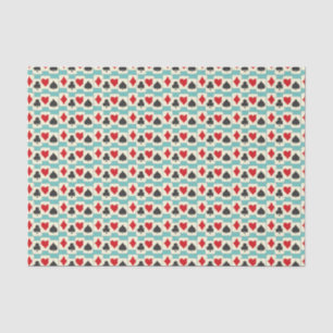 Papel De Seda Cartões de Reprodução Quartet Aqua