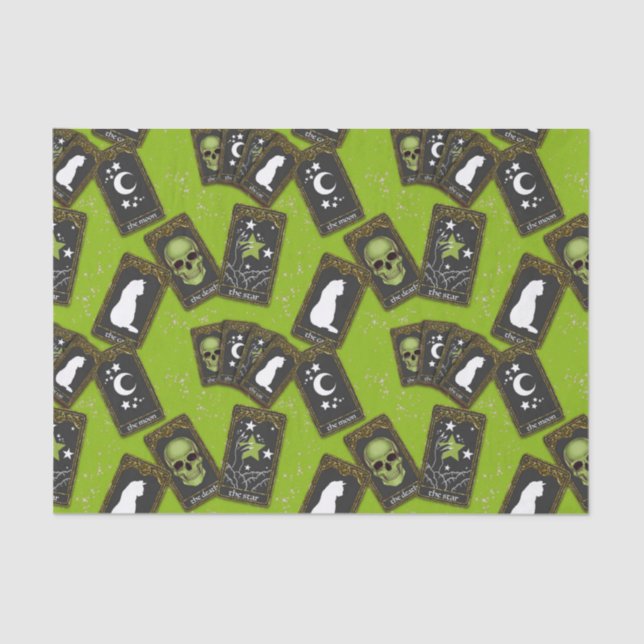 Papel De Seda Cartões de Tarot (Frente )