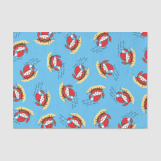 Papel De Seda Cartografia de Papais noeis Feriados Engraçados de