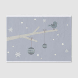 Papel De Seda Cartografia de pássaros-do-mato