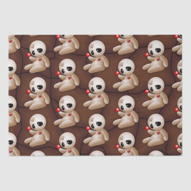 Papel De Seda Cartoon Doll Voodoo Apaixonado (Frente )